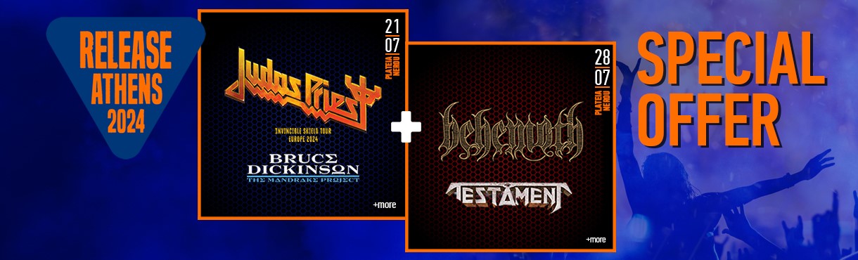 Release Athens 2024: 2day offer / Judas Priest + Behemoth