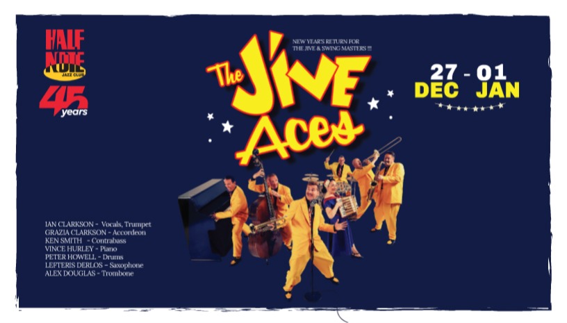 THE JIVE ACES - NEW YEAR'S RETURN FOR THE JIVE & SWING MASTERS!!! 