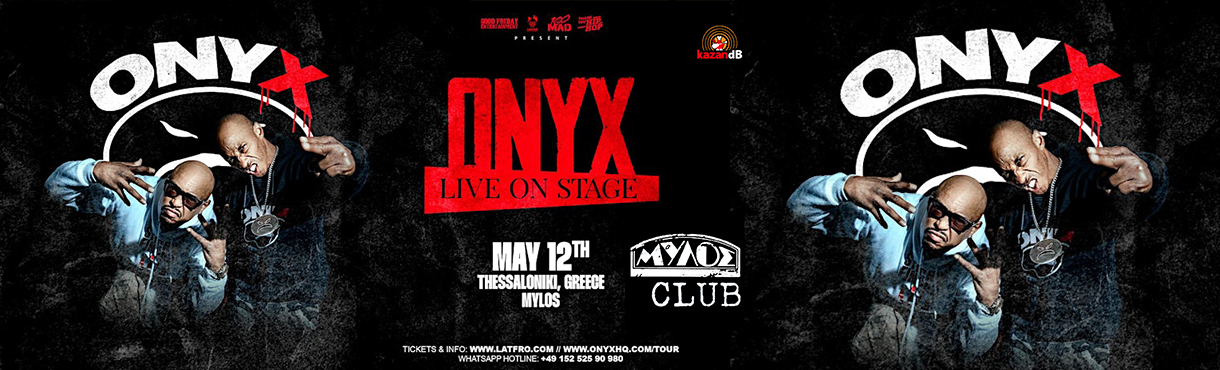 ONYX on stage - Mylos club Thessaloniki 