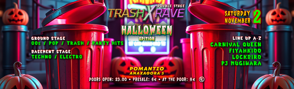 TRASH x RAVE - HALLOWEEN EDITION at ROMANTSO