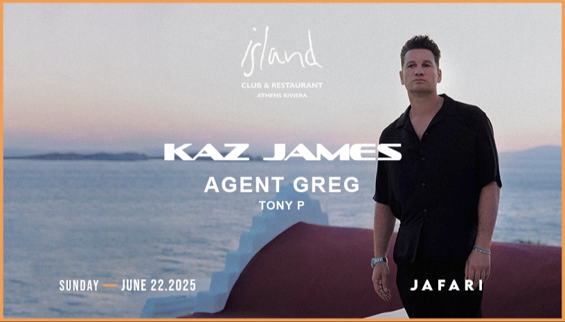 Kaz James at Island Athens Riviera