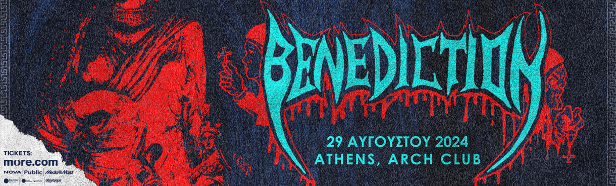 BENEDICTION (UK) LIVE IN ATHENS - 29.08 - ARCH CLUB