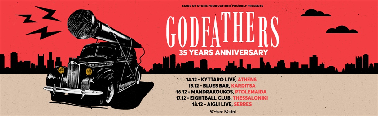 the GODFATHERS live - 35th ANNIVERSARY TOUR