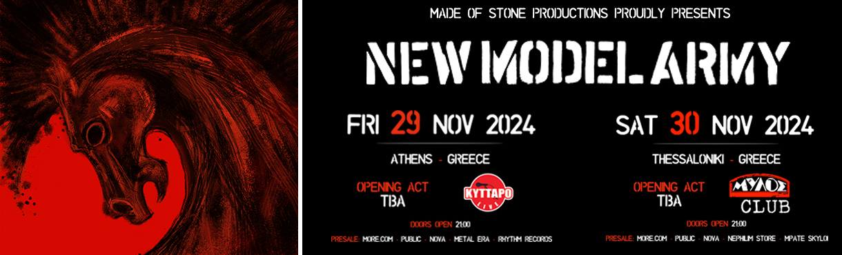 NEW MODEL ARMY live in Greece!