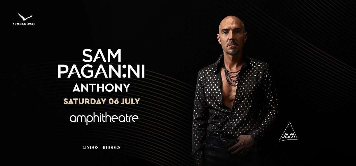Sam Paganini | Saturday 6 July | Amphitheatre