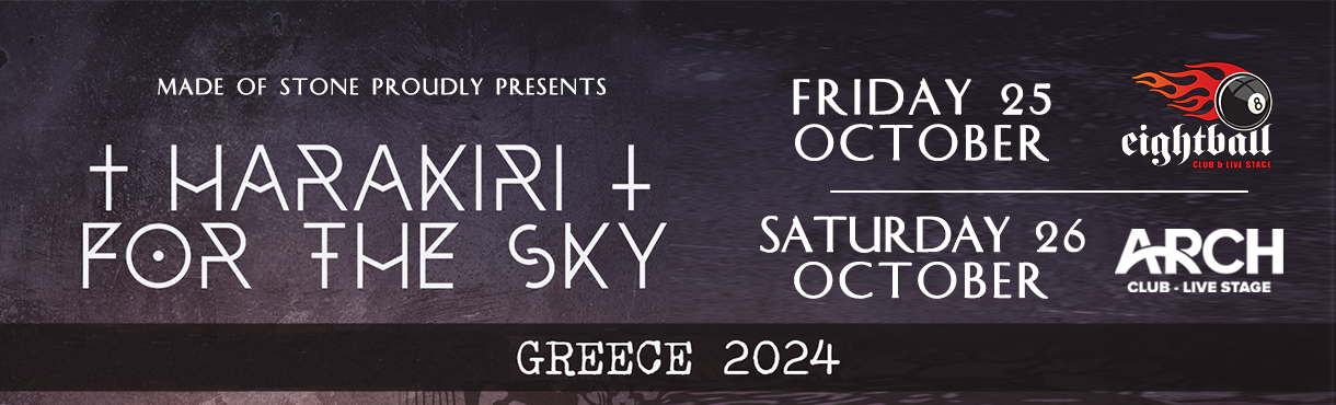 HARAKIRI FOR THE SKY [AT] live in Greece!