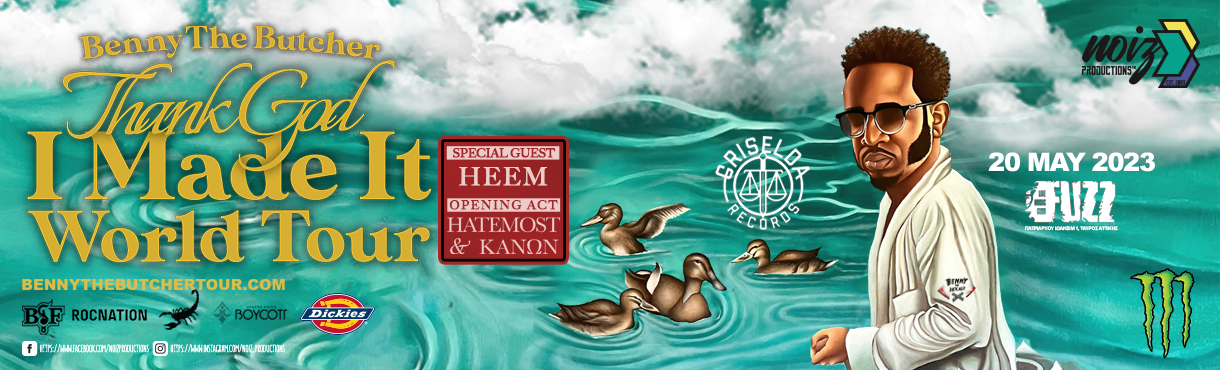 BENNY THE BUTCHER (GRISELDA-ROCNATION) LIVE IN ATHENS! Feat. HEEM(BSF), HATEMOST & ΚΑΝΩΝ