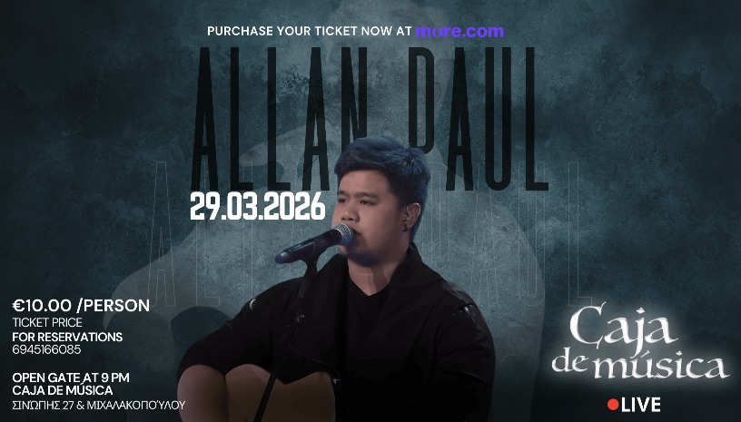 Allan Paul live στο Caja de musica