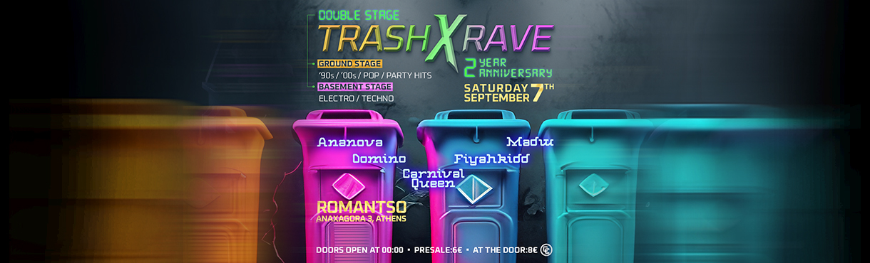 Trash x Rave at Romantso | Sat 7 September