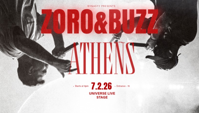 Zoro&Buzz live στην Αθήνα